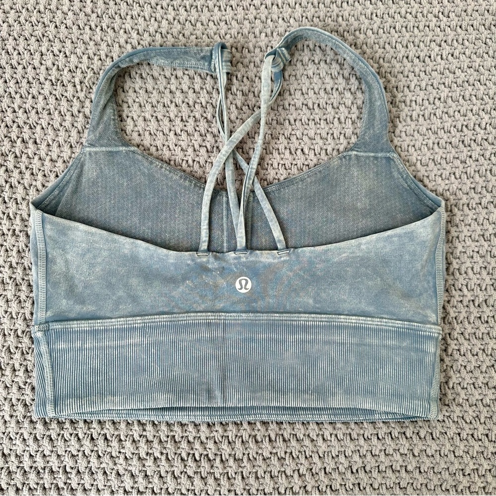 Lululemon Energy Bra Ice Wash Asphalt Gray Size: XS - Picture 5 of 10